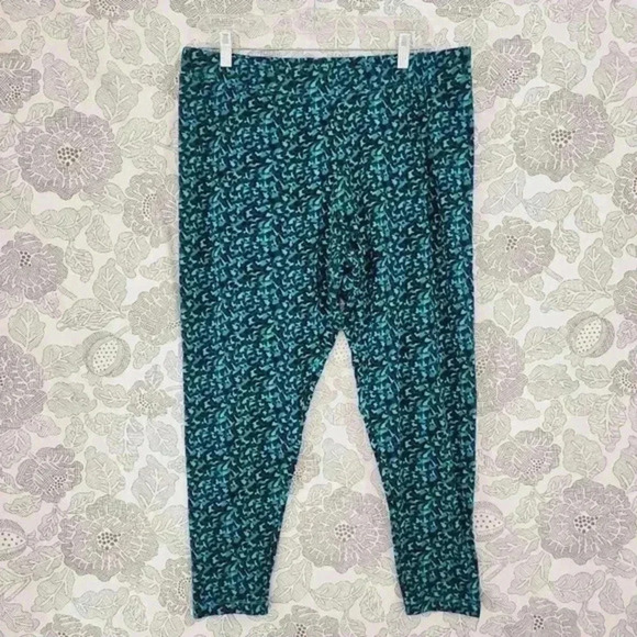 Soft Surroundings Leopard Pull on Women's Legging Size PXL 2603 - Picture 1 of 7